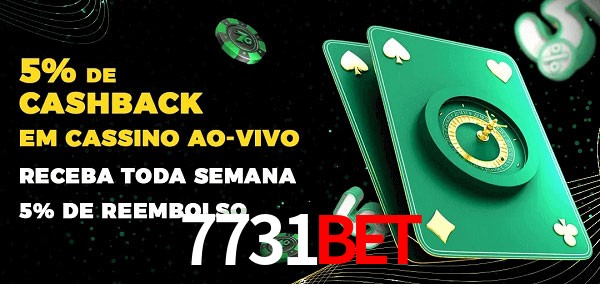 Promoções do cassino ao Vivo 7731bet